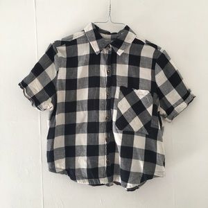 Forever 21 Checkered Collared Shirt
